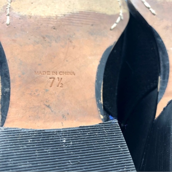 MADEWELL Charley Collar Stud Boot Ankle Boot Bootie Black Suede Leather 7.5 MWL - Picture 7 of 11